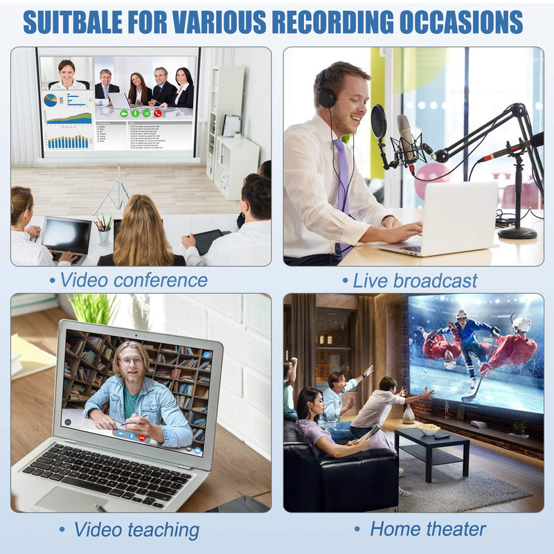  [AUSTRALIA] - Video Capture Card, Guermok USB 3.0 HDMI to USB C Audio Capture Card, 4K 1080p60fps Capture Devices for Gaming Live Streaming Video Recorder, Works for Windows Mac OS System for Nintendo Switch, Xbox