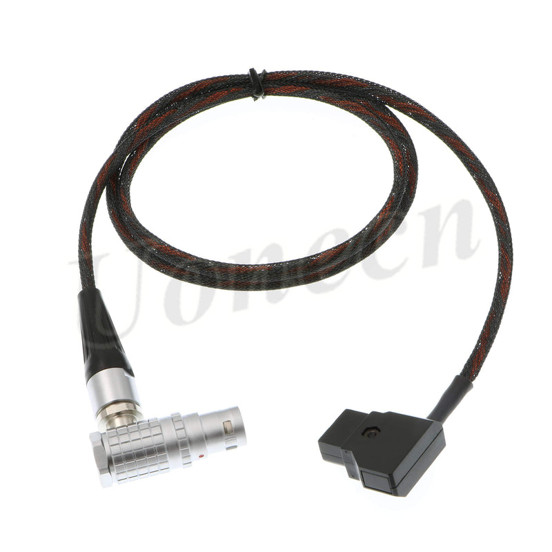  [AUSTRALIA] - Uonecn Right Angle 8 Pin Female to D-tap Flexible Power Cable for Arri Alexa Mini Camera