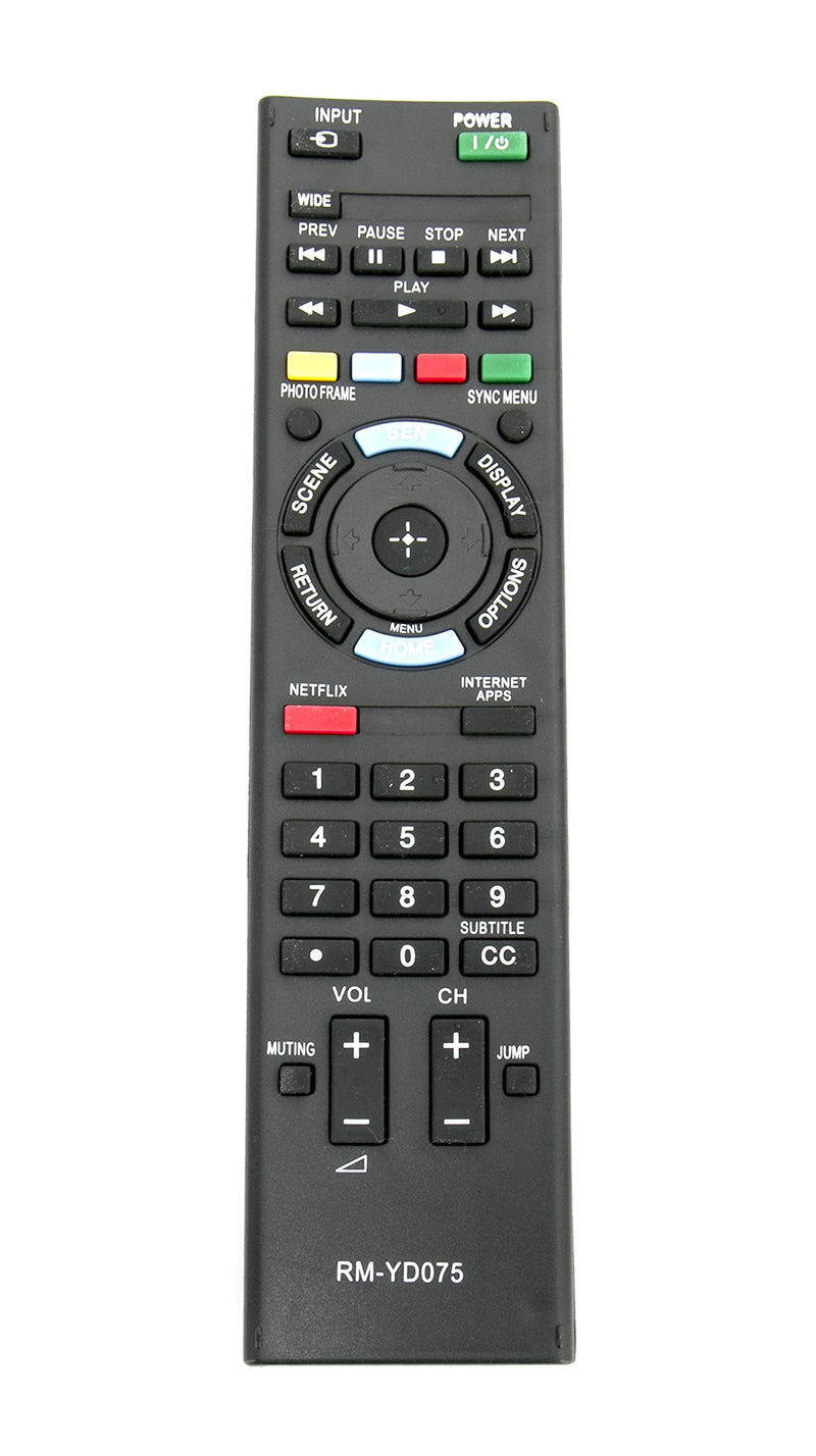 RM-YD075 Replaced Remote fit for Sony TV KDL-40EX640 KDL-46EX640 KDL-55EX640 KDL-40EX645 KDL-46EX641 KDL-46EX645 KDL-50EX645 KDL-55EX645 KDL-60EX645 - LeoForward Australia