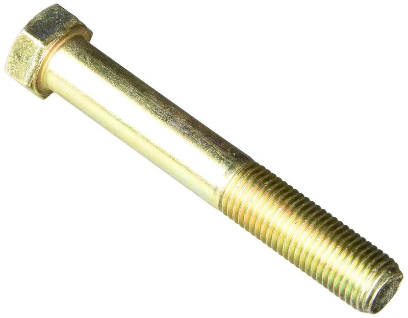  [AUSTRALIA] - Hard-to-Find Fastener 014973253226 Grade 8 Fine Hex Cap Screws, 7/16-20 x 3, Piece-5 , yellow 7/16-20 x 3-Inch