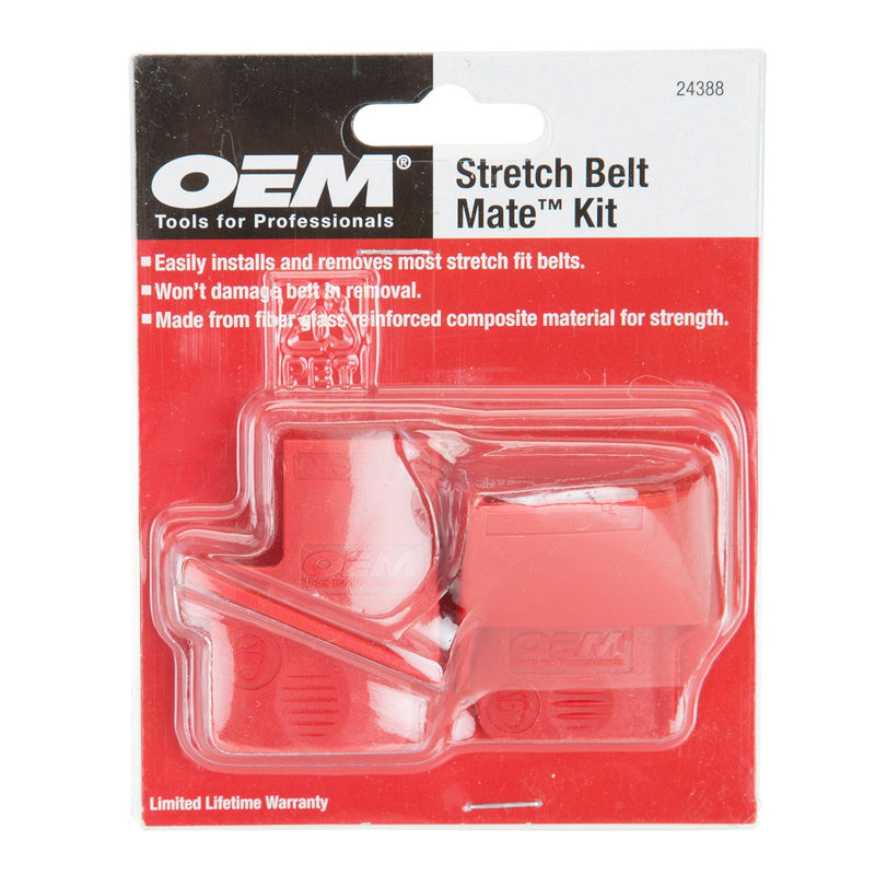  [AUSTRALIA] - OEMTOOLS 24388 Stretch Belt Mate Kit | These Reinforced Composite Tools Make Install, Removal, Reuse of Stretch Belts Easy | Install Stretch Belts on Cars, Trucks, Carts, Skid-Steers, etc.