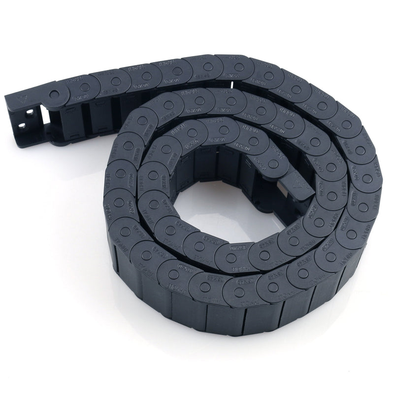  [AUSTRALIA] - URBEST Cable Drag Chain, 15 x 40mm Towline Wire Carrier 1 M/ 3.3Ft Plastic Semi Enclosed Machine Tool (15x40mm) 15x40mm