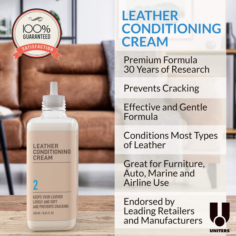  [AUSTRALIA] - UNITERS Cleaning and Conditioning Leather Care Kit - 250ml