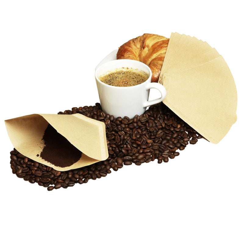 #4 Cone Coffee Filters (Natural Unbleached, 300) Natural Unbleached - LeoForward Australia