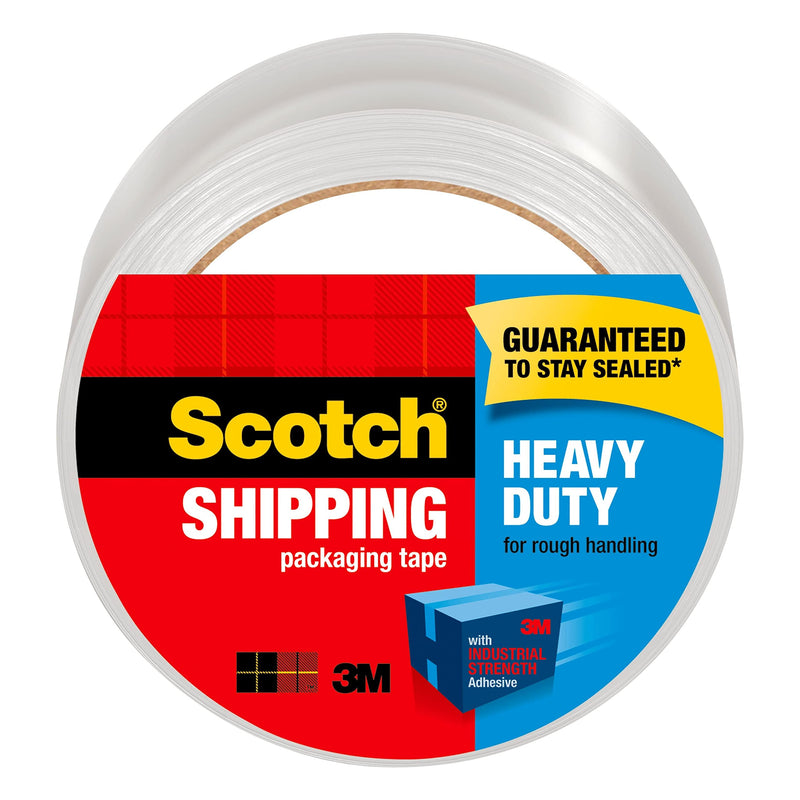  [AUSTRALIA] - Scotch Heavy Duty Packaging Tape, 1.88" x 54.6 yd, Designed for Packing, Shipping and Mailing, Strong Seal on All Box Types, 3" Core, Clear, 1 Roll (3850)