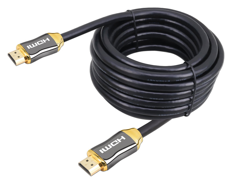 KIN&P Ultra High Speed hdmi Cable 16ft 4k HDMI 2.0 Cables Support Ethernet,3D,4K,1080p,and Audio Return (ARC) CL3 Function and with 24k Golden Plated Connector -Full Hd [Latest Version] 15Feet - LeoForward Australia
