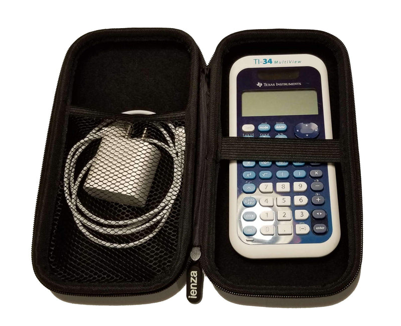  [AUSTRALIA] - Hard Travel Case/Protecting/Carrying Case for Texas Instruments TI-84 Plus CE, TI-83 Plus CE, TI-84 Plus CE Color Graphing Calculator with Extra Mesh Pocket for Accessories