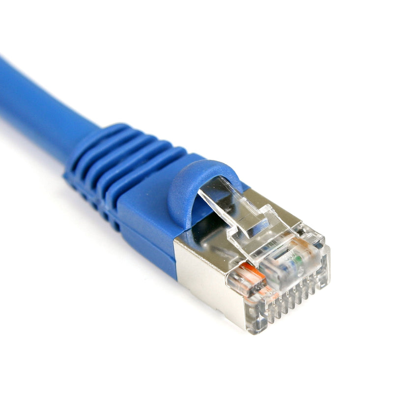  [AUSTRALIA] - StarTech.com 50 ft. (15.2 m) Cat5e Ethernet Cable - Patch Cable - Shielded - Blue - Ethernet Network Cable (S45PATCH50BL)