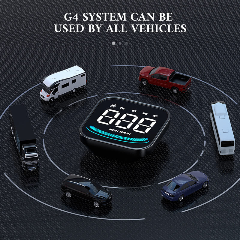  [AUSTRALIA] - wiiyii GPS Speedometer for car G4, Universal Heads Up Display for Car, Colorful Display car hud for All Cars