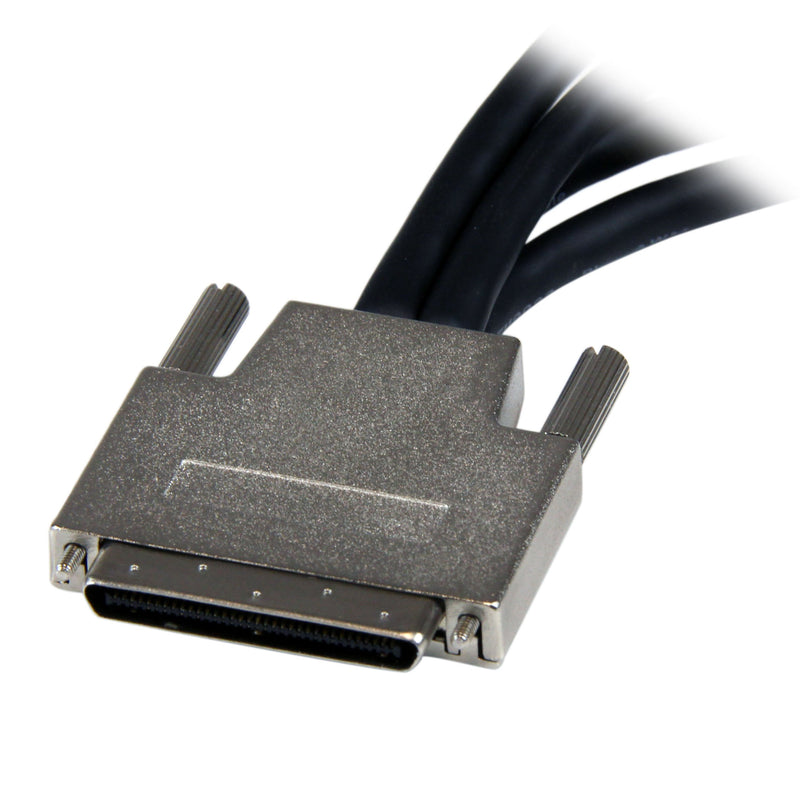 StarTech.com VHDCI Breakout Cable - VHDCI to 4x HDMI M/F - VHDCI Cable for NVIDIA & VisionTek Graphics Cards (VHDCI24HD) , Black - LeoForward Australia