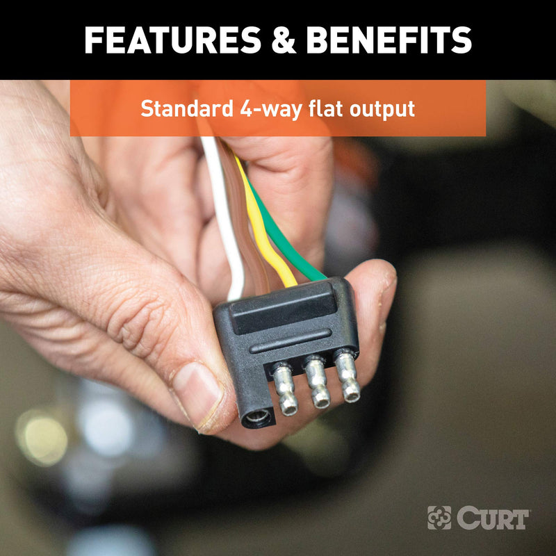  [AUSTRALIA] - CURT 58348 Trailer-Side 4-Way  Trailer Wiring Harness with 48-Inch Wires, 4-Pin  Trailer Wiring