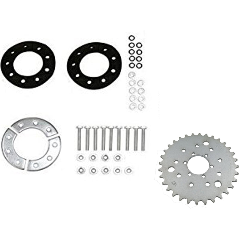  [AUSTRALIA] - CDHPOWER Multifunctional High Performance 32 Teeth Sprocket with Sprocket Installation Set -80CC Gas Motorized Bicycle