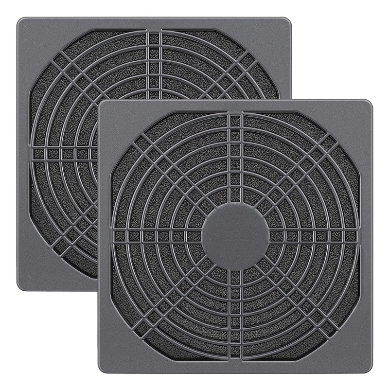  [AUSTRALIA] - Wathai 2 Pack 120mm PC Fan Dust Filter Cover Computer Mess