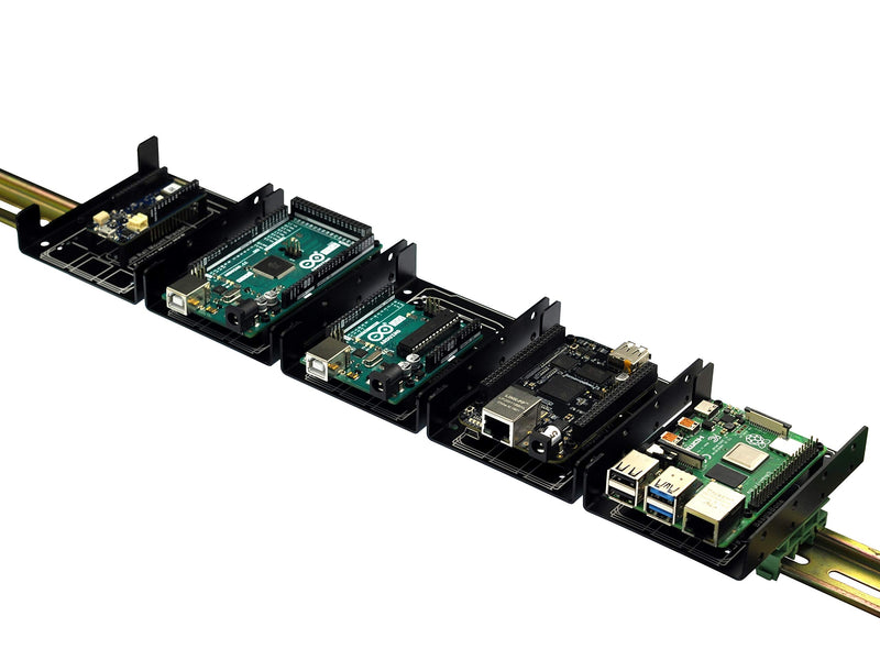  [AUSTRALIA] - DIN Rail Mount Bracket for Raspberry Pi A+ B+ 2B 3B 3B+ 4B Zero Arduino Uno Mega Mkr BeagleBone