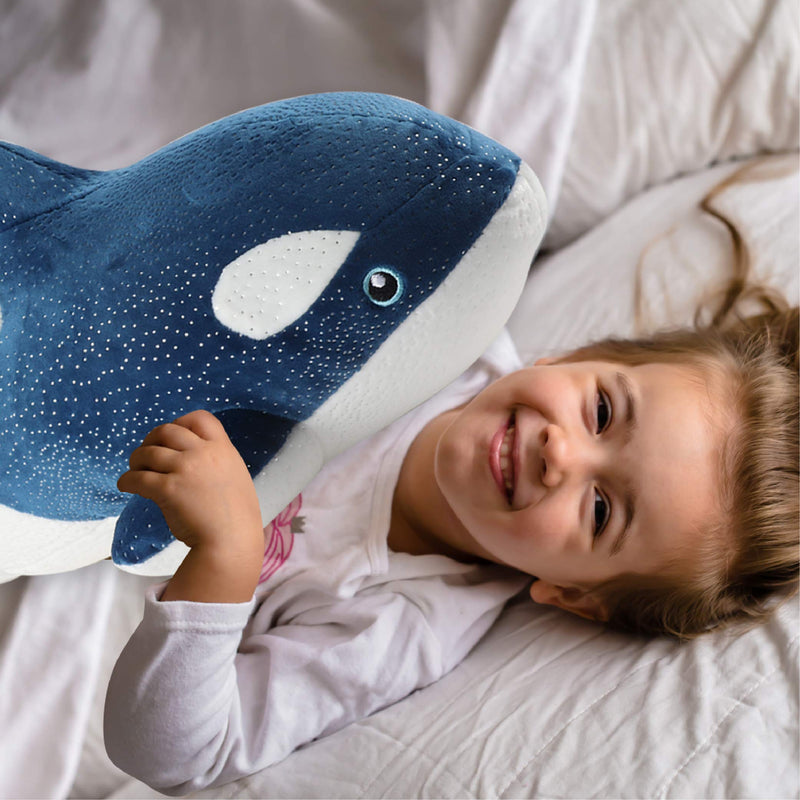  [AUSTRALIA] - Koltose by Mash Orca Killer Whale Stuffed Animal, 18 inch Large Blue Killer Whale Toy, Orca Plush Toy for Kids, Whale Décor, Whale Pillow Toy Plushie