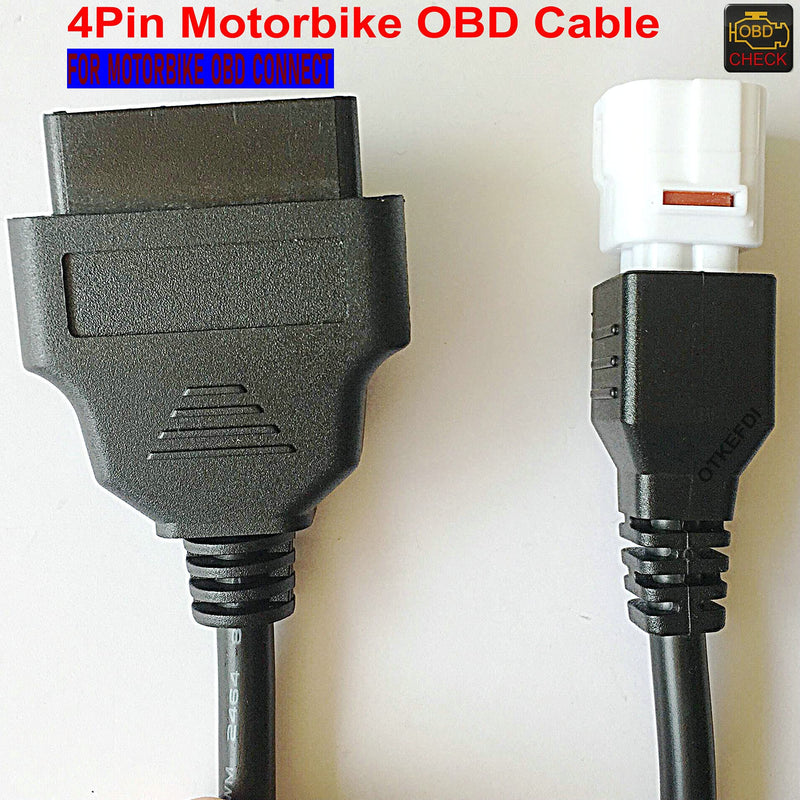 OTKEFDI Motorcycle 4pin OBD Diagnostic CANBUS Cable for Yama Motorbike - LeoForward Australia