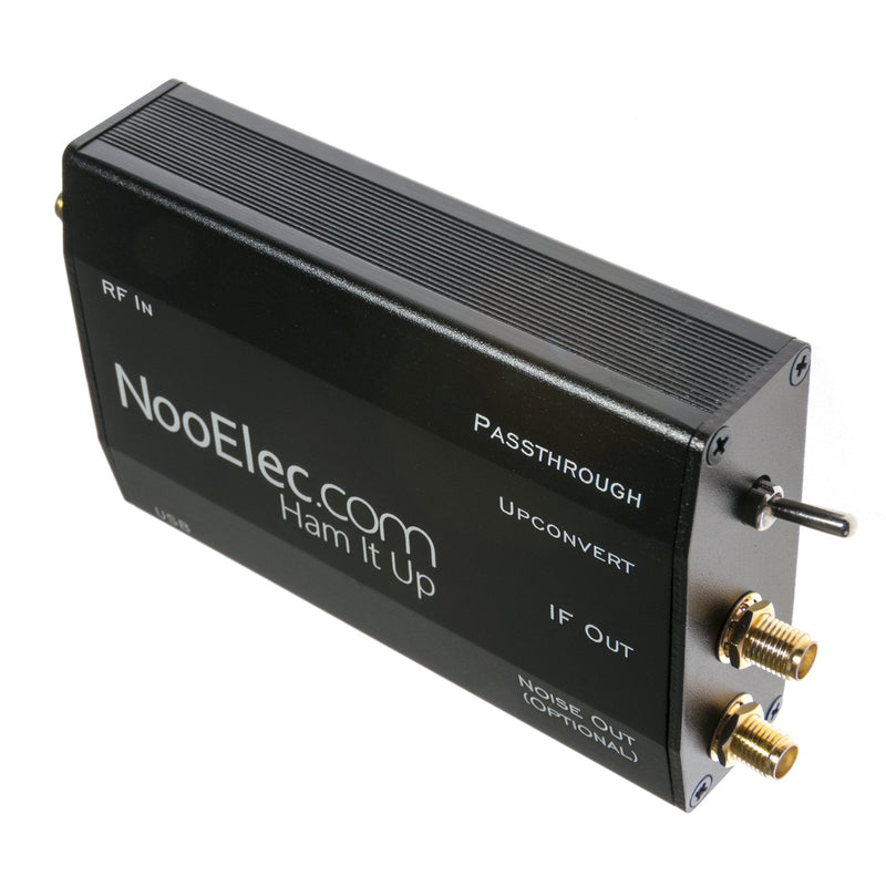  [AUSTRALIA] - NooElec Extruded Aluminum Enclosure Kit, Black, for Ham It Up Plus Barebones RF Upconverter for NESDR and RTL-SDR radios