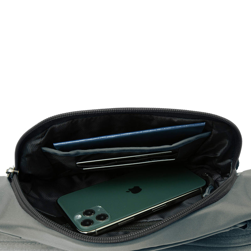 Travelon Anti-Theft Active Waist Pack, Charcoal, 9.5 x 6 x 2 - LeoForward Australia