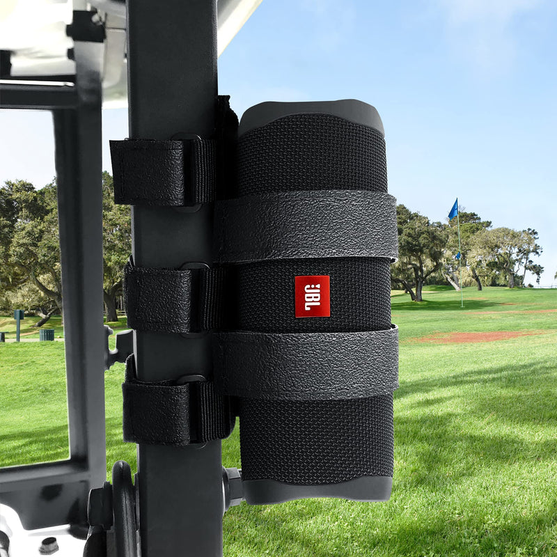  [AUSTRALIA] - HomeMount Bike Speaker Mount - Speaker Holder Strap for Bike/Golf Cart/Boat, Compatible with Most Portable Speakers