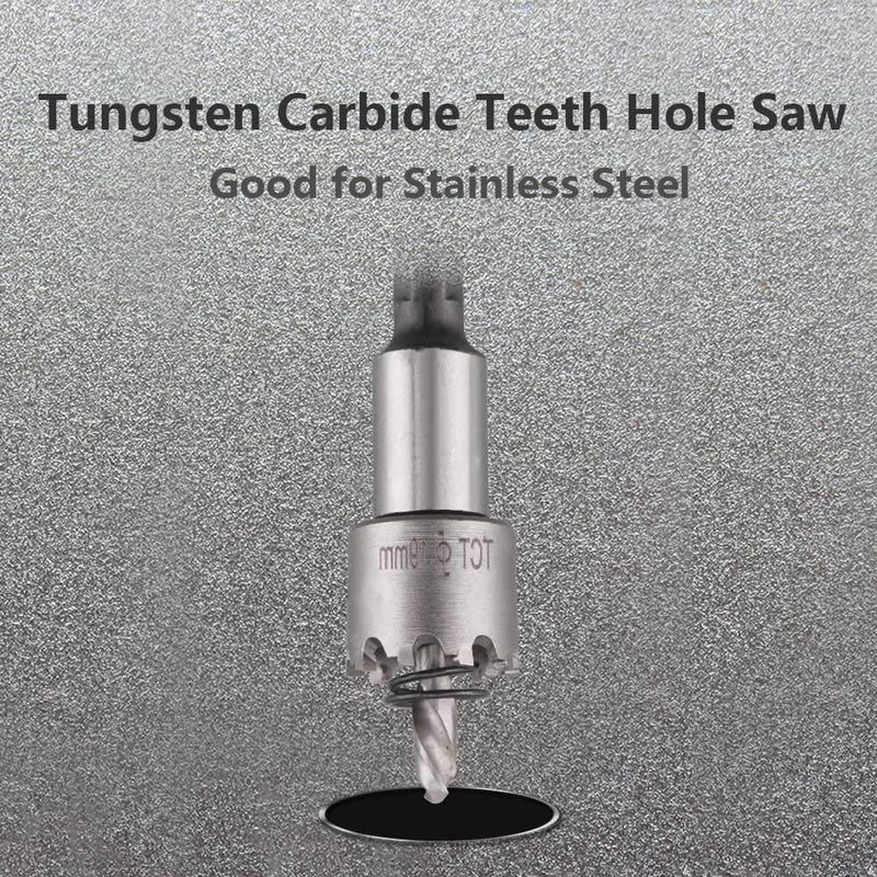 Tungsten Carbide Teeth Hole Saw (Hole Cutter) LU&MN Heavy Duty for Stainless Steel, 1-1/4'' 32mm 1 1/4" - LeoForward Australia
