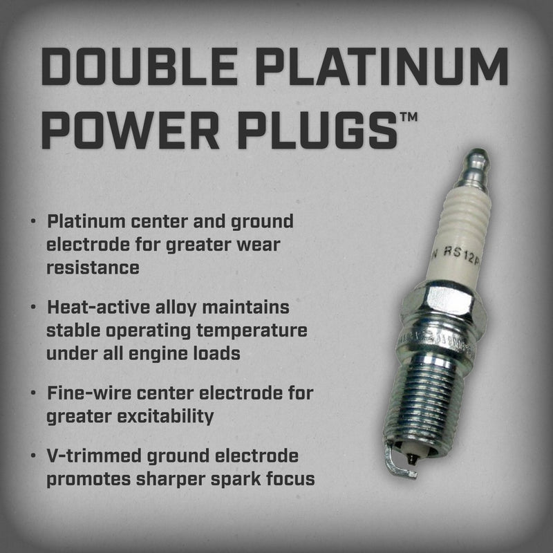Champion 7401 Double Platinum Power Replacement Spark Plug, (Pack of 1) - LeoForward Australia