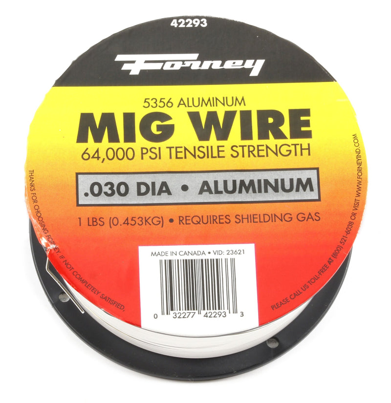  [AUSTRALIA] - Forney 42293 Mig Wire, Aluminum Alloy ER5356.030-Diameter, 1-Pound Spool 0.030-Diameter