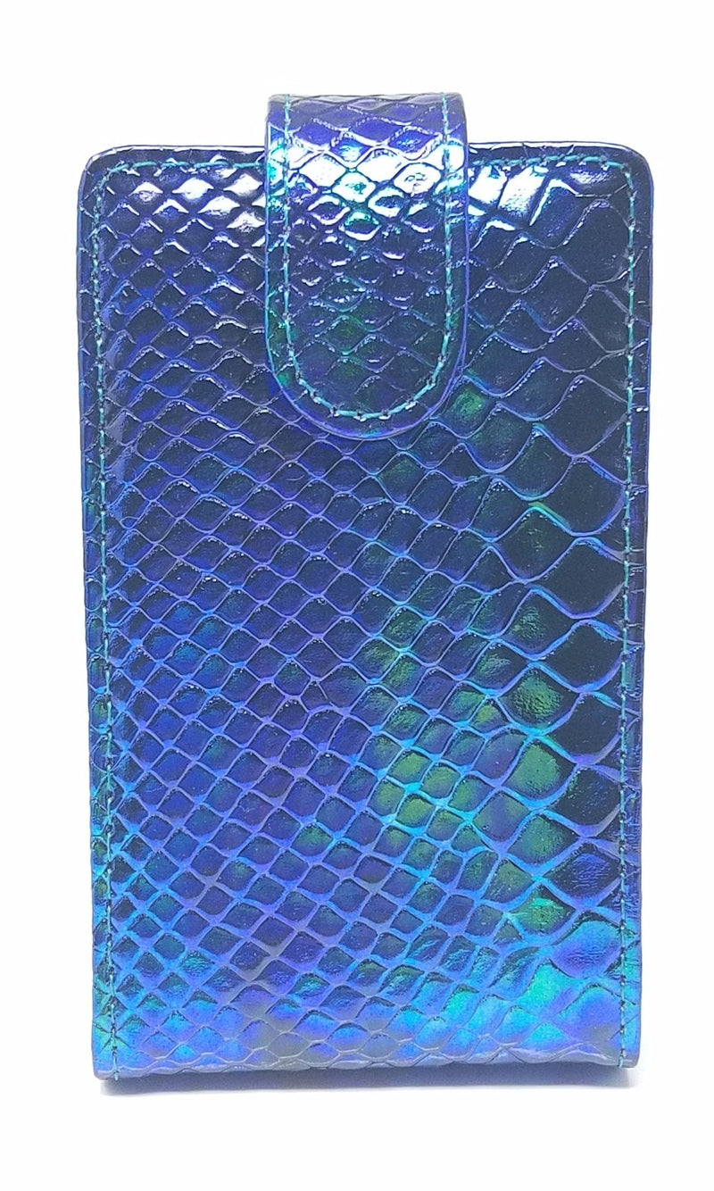 LipSense Makeup Lipstick Mermaid Case with Mirror for Purse by CariWare | Cosmetic Pouch with Mirror & Card Slot - Fits Lip Sense Gloss Glossy and Most Popular Brands of Liquid Long Lipstick - LeoForward Australia