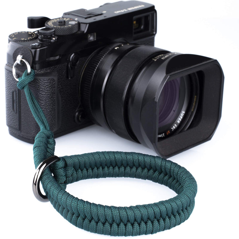  [AUSTRALIA] - Camera Wrist Strap for DSLR Mirrorless Camera, Quick Release Camera Hand Strap with Safer Connector Turquoise