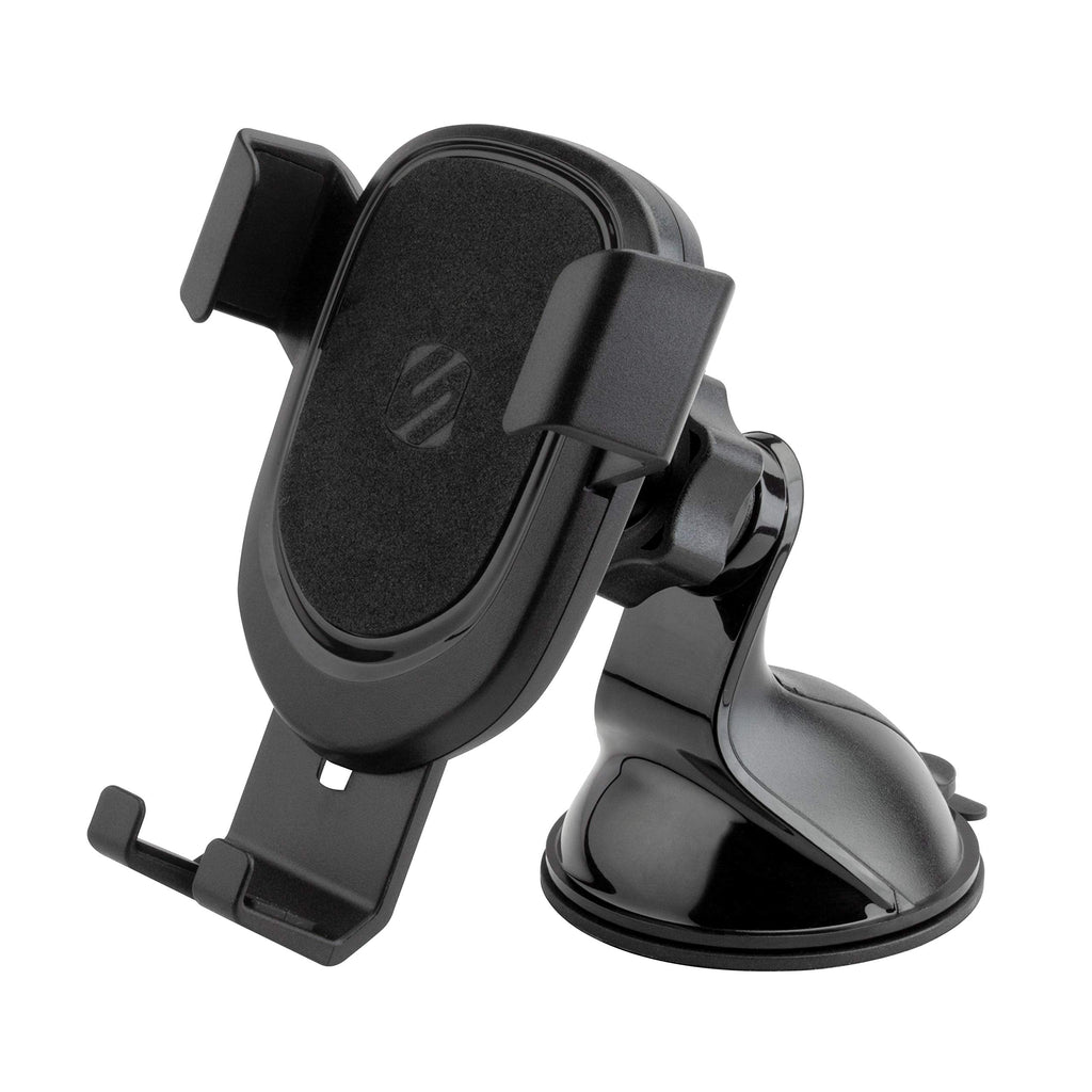  [AUSTRALIA] - Scosche GHVWD GRAVITYDROP 3-in-1 Suction Cup or Vent Car Mount | Dash Mount, Suction Mount and Vent Clips | Adjustable Rotating Mount Gravity 3 in 1