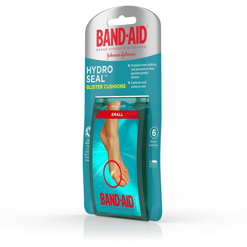 Band-Aid Brand Hydro Seal Bandages Blister Cushion, Waterproof Blister Pad, Small 6 Count Small (Pack of 6) - LeoForward Australia