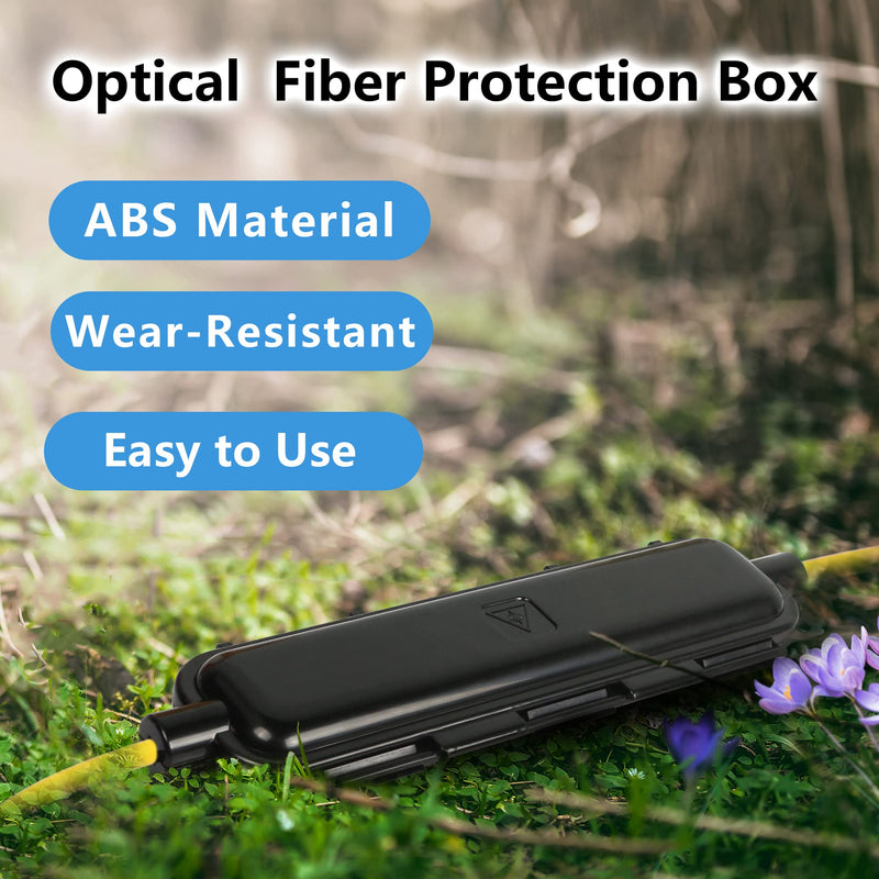  [AUSTRALIA] - Outdoor Waterproof Connection Box YACSEJAO FTTH Waterproof Protection Box Outdoor IP67 SC Singlemode Fiber Optic Protection Box Outdoor Waterproof Connection Box