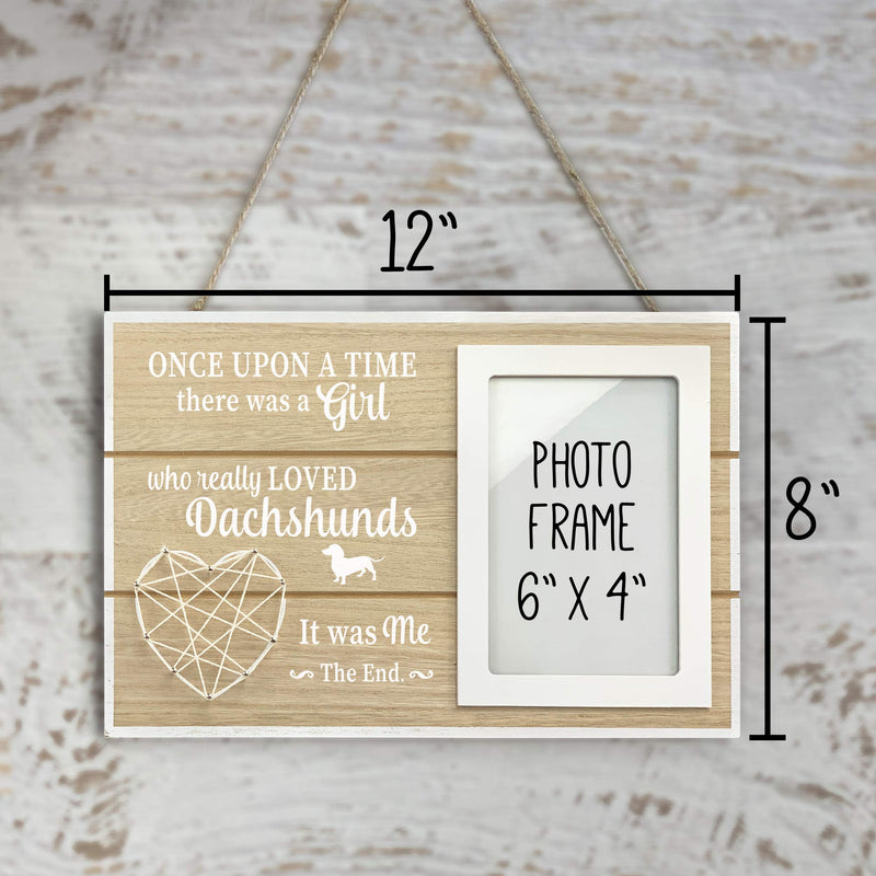  [AUSTRALIA] - GIFTAGIRL Dachshund Gifts for Women or Weiner Dog Gifts for Women - Our Dachsund Frames Make Great Daschund Gifts for Women and Perfect for Daschund Lovers. They Love Their Wiener Dog Gifts