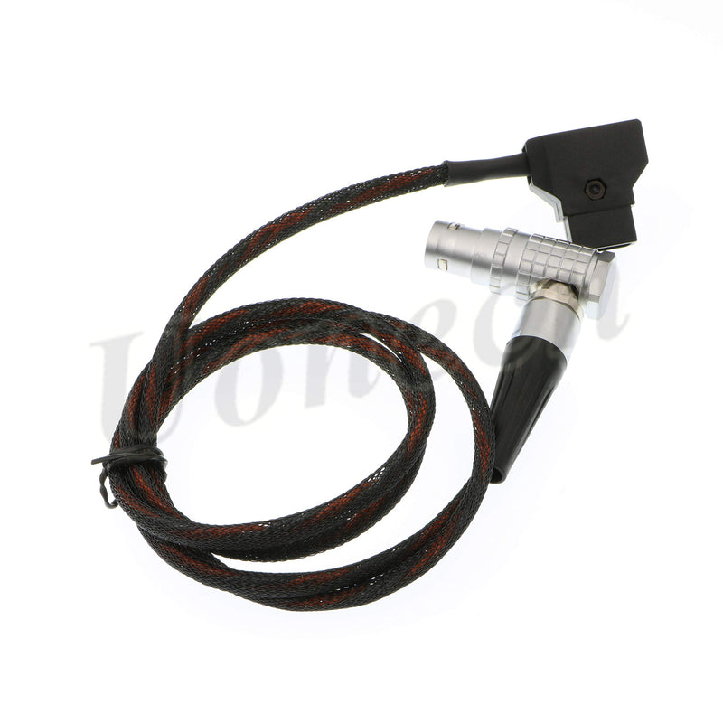  [AUSTRALIA] - Uonecn Right Angle 8 Pin Female to D-tap Flexible Power Cable for Arri Alexa Mini Camera