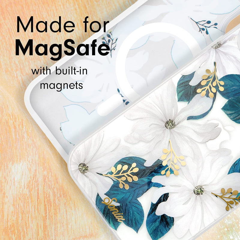  [AUSTRALIA] - Sonix | Compatible with MagSafe iPhone 14 Pro Case Floral | 10ft Drop Tested | Delilah Flower Floral - Delilah