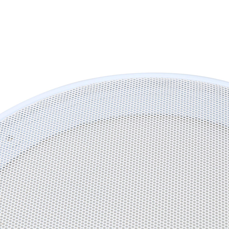  [AUSTRALIA] - RDEXP 9.45Inch Car Speaker Grille Mesh Cover Circle Guard Speaker Preserve Net Cover Universal DIY Speaker Accessory Part White Metal Cold Rolled Steel and Plastic