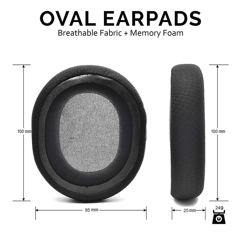  [AUSTRALIA] - Arctis 3/5 / 7/9 Replacement Black Fabric Ear Pads Cushion Compatible with SteelSeries Arctis 3 / Arctis 5 / Arctis 7 Arctis 9 / Arctis 1 / Arctis pro Lossless Wireless Gaming Headset Headphone