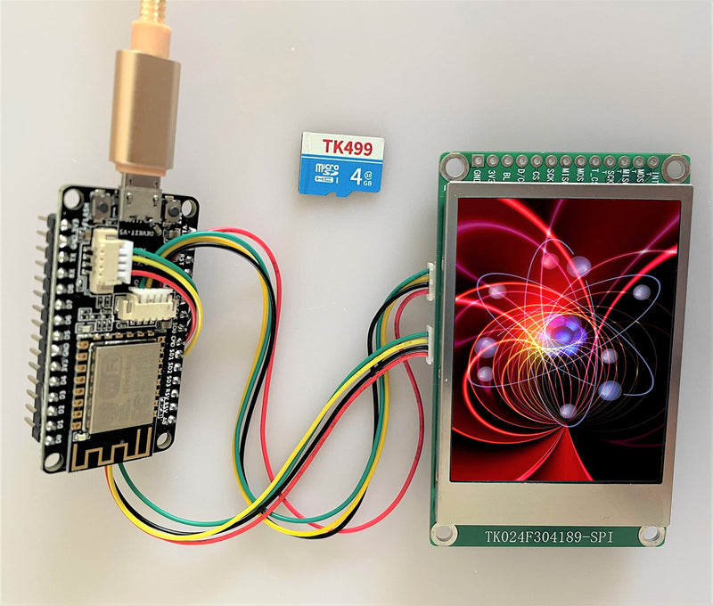  [AUSTRALIA] - 2.4" IPS TFT LCD Display Module ST7789 240x320 SPI Interface and ESP8266-12F Development Board