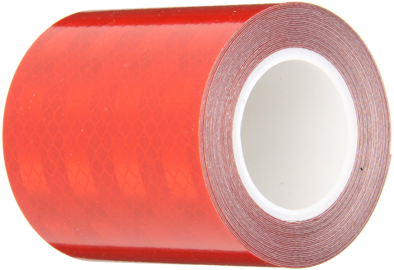  [AUSTRALIA] - 3M 3432 Red Micro Prismatic Sheeting Reflective Tape – 3 in. X 15 ft. Non Metalized Adhesive Tape Roll. Safety Tape