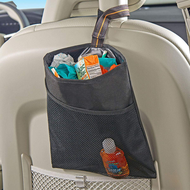 High Road Car Trash Bag with Leakproof Lining and Storage Pocket - LeoForward Australia