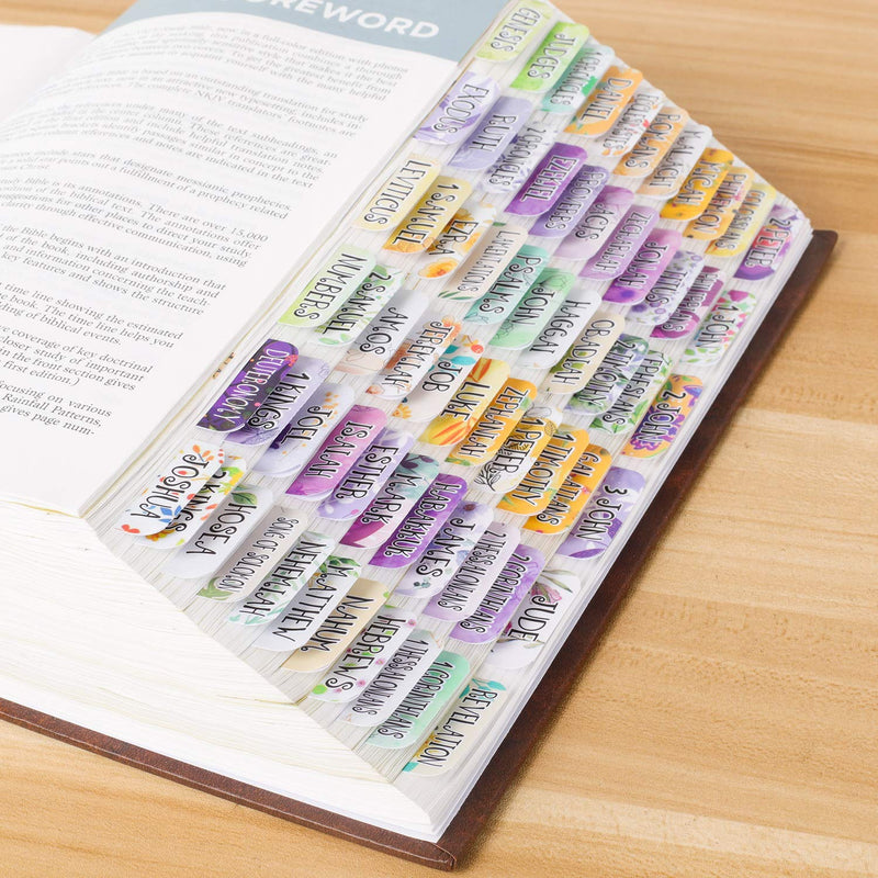  [AUSTRALIA] - Yellow Green Decorative Bible Tabs - Peel and Stick - Large Print - Colorful Bible Indexing Tabs for Women, 90 tabs in Total, 66 tabs for Old and New Testament, Additional 24 Blank tabs Yellowgreen