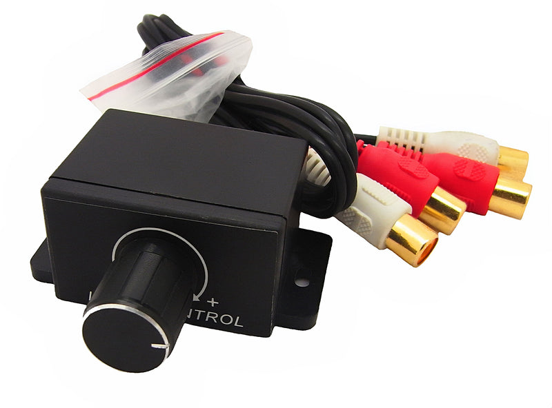 CHELINK Universal Car RCA Remote Amplifier Level Controller RCA Bass Knob Sub Amp Volume Control Cable - LeoForward Australia