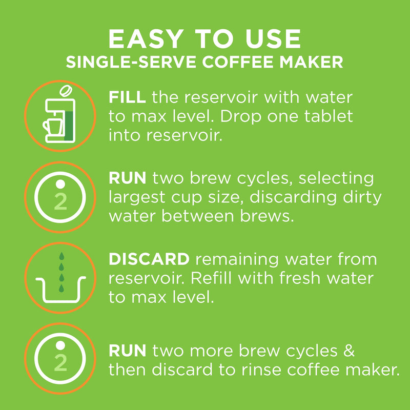  [AUSTRALIA] - Affresh Coffee Maker Cleaner, Works with Multi-cup and Single-serve Brewers, 3 Tablets
