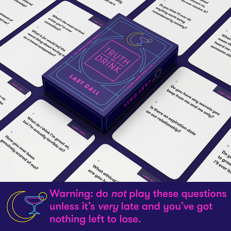 Truth or Drink the game by CUT games - Hilariously Funny Questions You’d Dare to Answer Out Loud - Best Adult Card Game for Parties and Game Night Truth or Drink: Original Game - LeoForward Australia