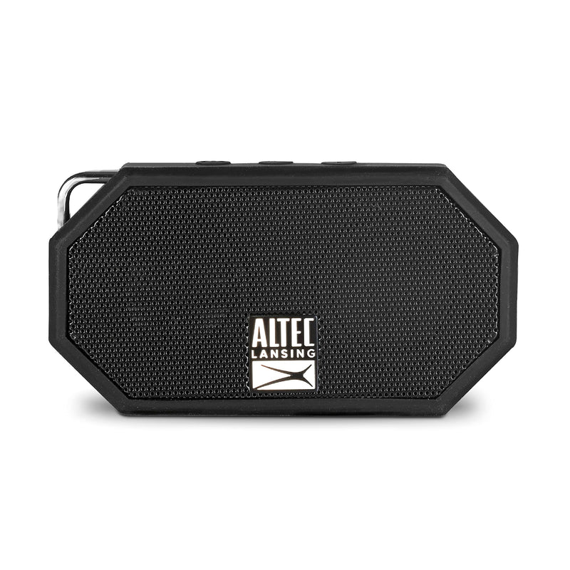  [AUSTRALIA] - Altec Lansing Mini H2O - Waterproof Bluetooth Speaker, IP67 Certified & Floats in Water, Compact & Portable Speaker for Hiking, Camping, Pool, and Beach Black