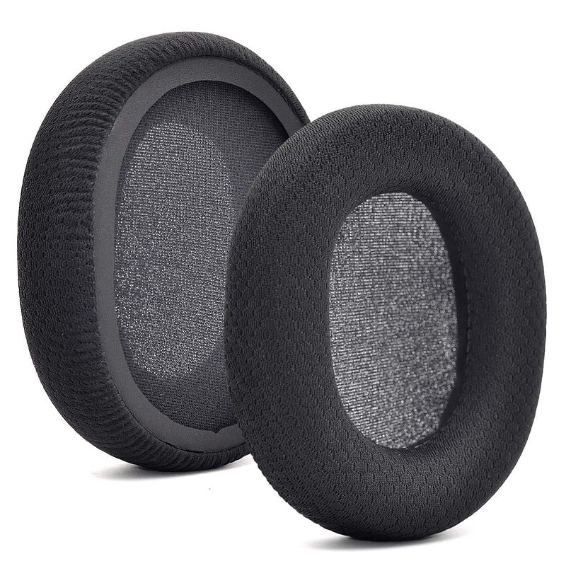  [AUSTRALIA] - Arctis 3/5 / 7/9 Replacement Black Fabric Ear Pads Cushion Compatible with SteelSeries Arctis 3 / Arctis 5 / Arctis 7 Arctis 9 / Arctis 1 / Arctis pro Lossless Wireless Gaming Headset Headphone