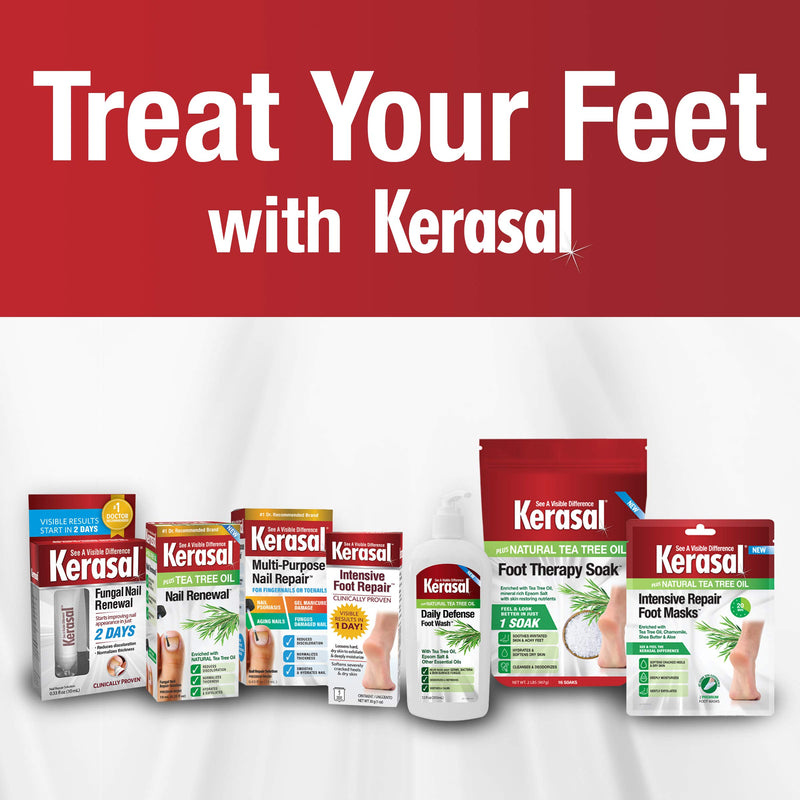 Kerasal Intensive Foot Repair, Skin Healing Ointment for Cracked Heels and Dry Feet, 1 Oz 1 Ounce (Pack of 1) - LeoForward Australia