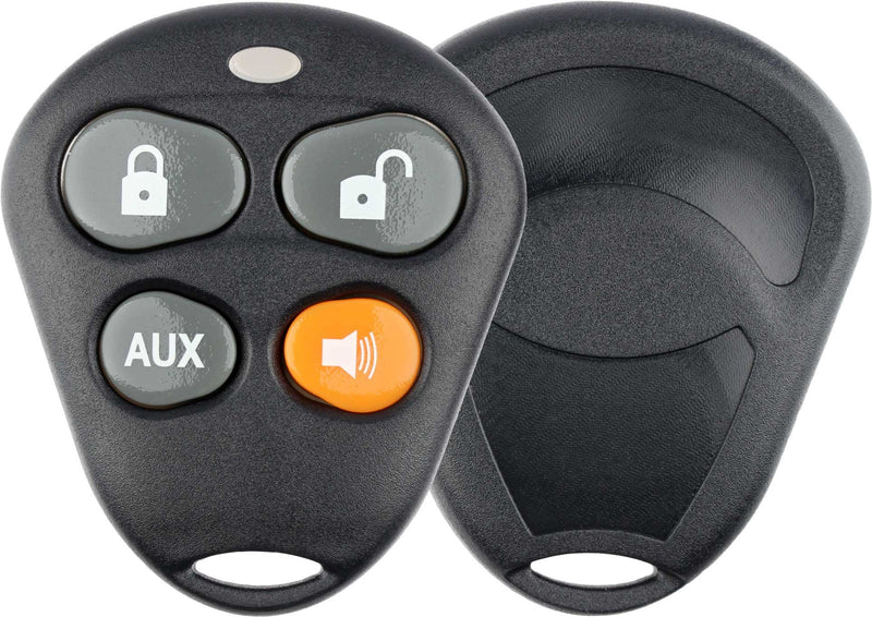  [AUSTRALIA] - KeylessOption Keyless Entry Remote Control Starter Car Key Fob Case Shell Outer Cover Button Pads For Viper Automate Alarms … 1x