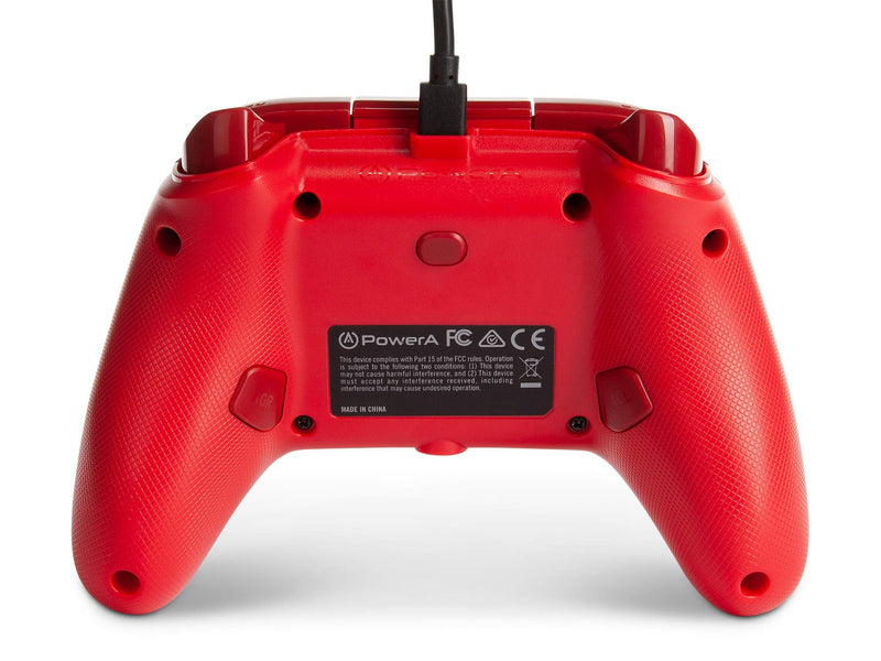  [AUSTRALIA] - PowerA Enhanced Wired Controller for Xbox - Red, Gamepad, Wired Video Game Controller, Gaming Controller, Xbox Series X|S, Xbox One - Xbox Series X