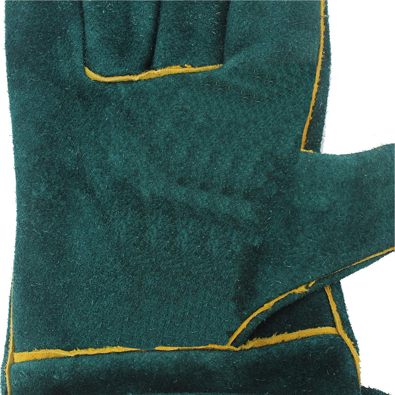  [AUSTRALIA] - AOWPFVV Animal Handling Gloves Bite Proof - Puncture Proof Gloves - Dog Bite Gloves for Grooming - Leather Welding Gloves /Kevlar /Bite Proof - Cat Gloves /Fire Resistance Proof 16 INCH Long Gloves