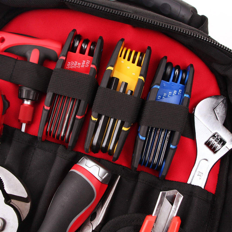  [AUSTRALIA] - TOPLINE 25-Piece Folding Hex Key Set, SAE, Metric, Torx Allen Wrenches Included